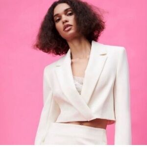 Zara cropped blazer